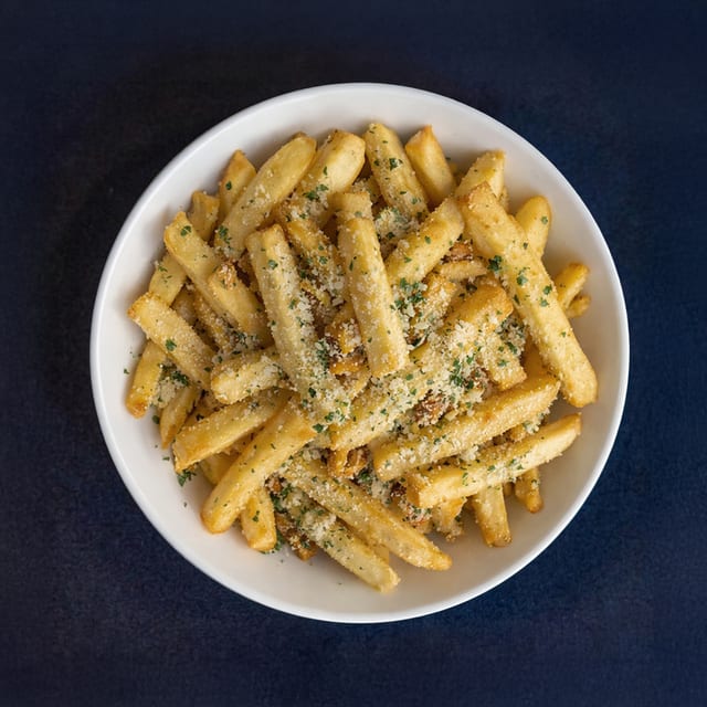 (L)White Truffle Fries.