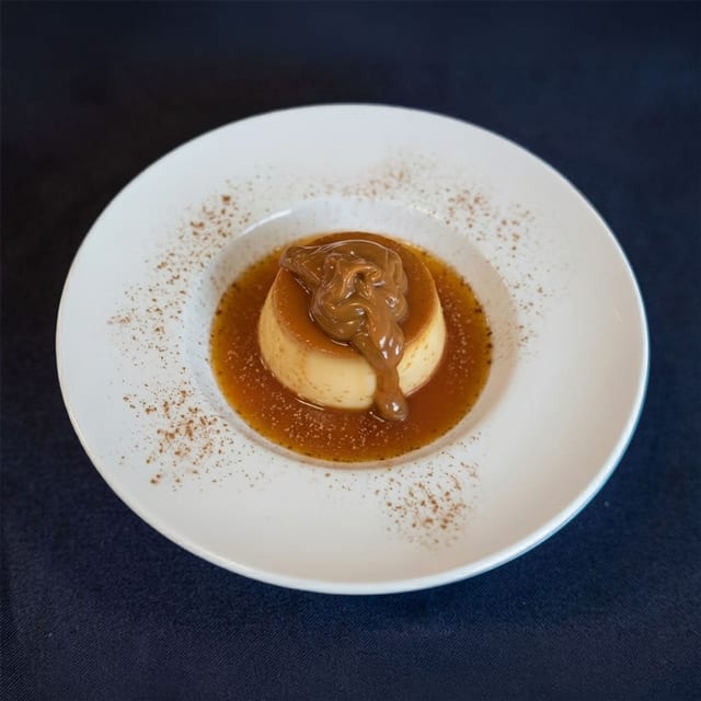 Flan Con Dulce De Leche.