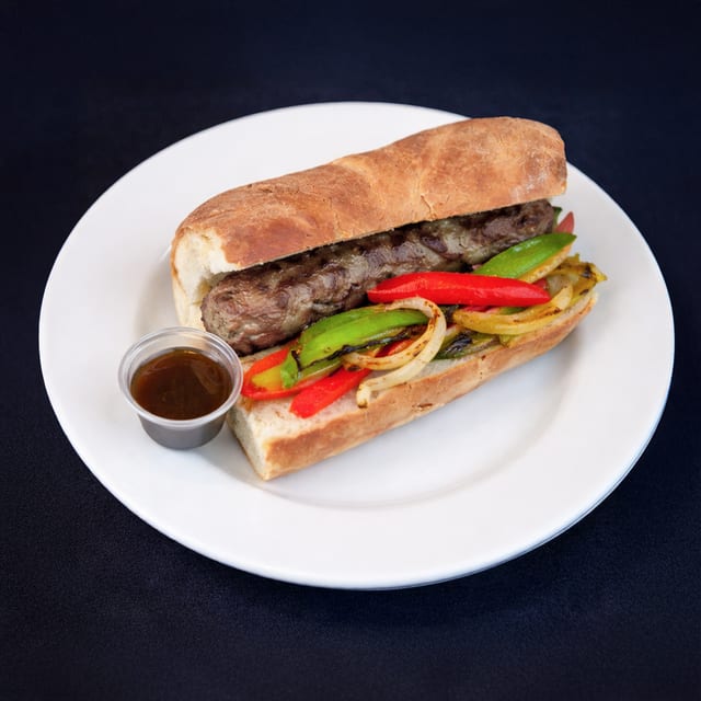 Italian Sausage Sandwich.