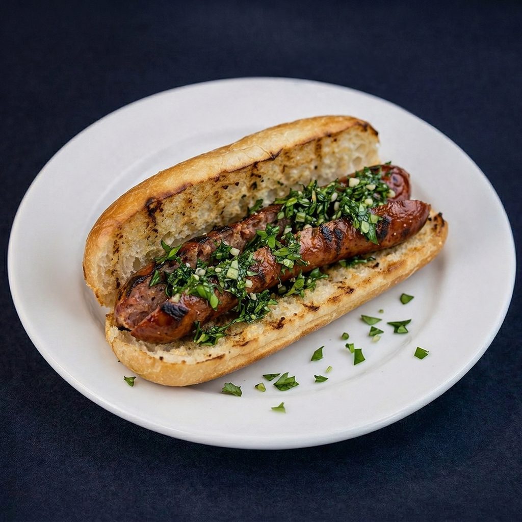 Choripan Sandwich.